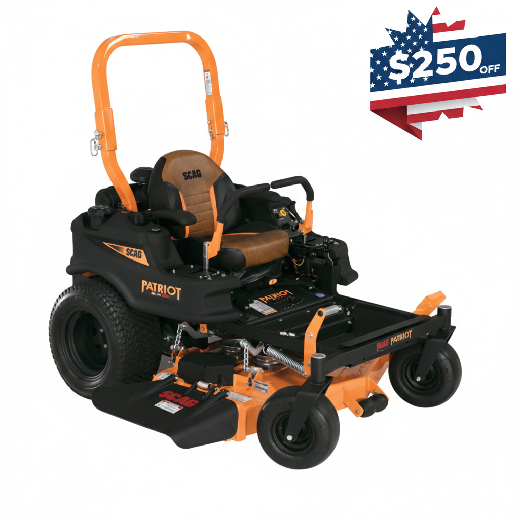 Scag Patriot Z – 52in Zero‑Turn Mower 22HP Engine - $250 OFF
