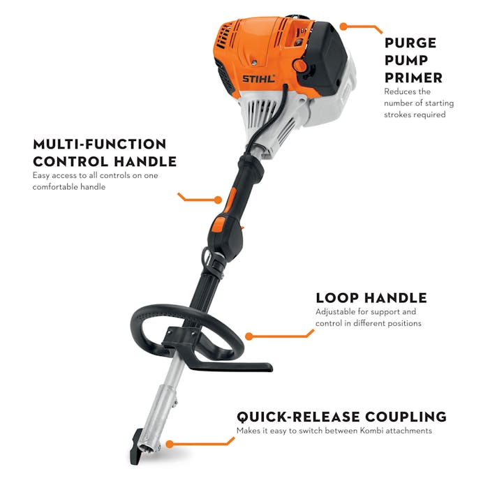 STIHL® KM 91 R – Gas KombiSystem Powerhead | 28.4cc STIHL® Engine