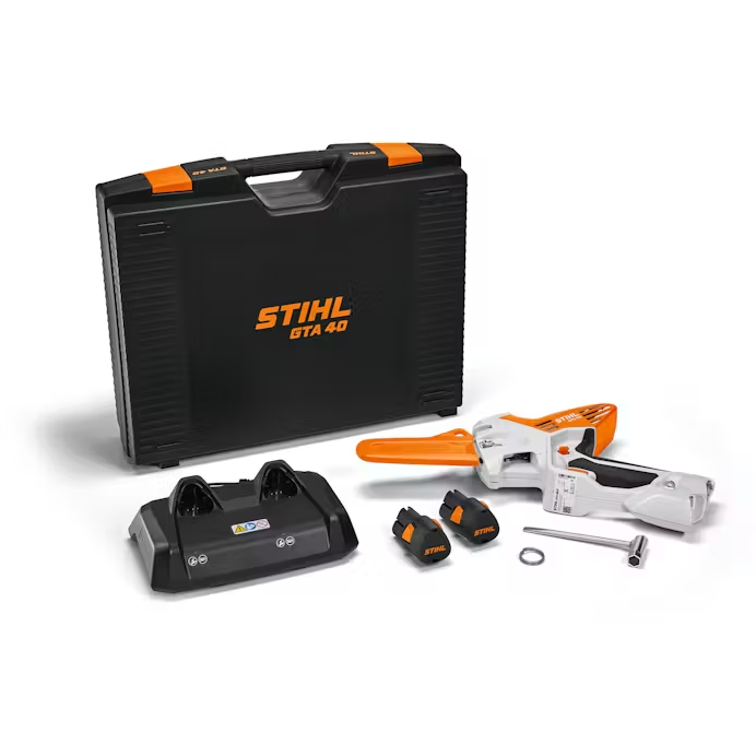 STIHL® – GTA 40 Handheld Pruner | 10.8V Battery‑Powered | 2 Batteries and Charger Included