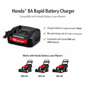 Honda® 8A Rapid Battery Charger – Compatible with Honda Battery Lawn Mowers