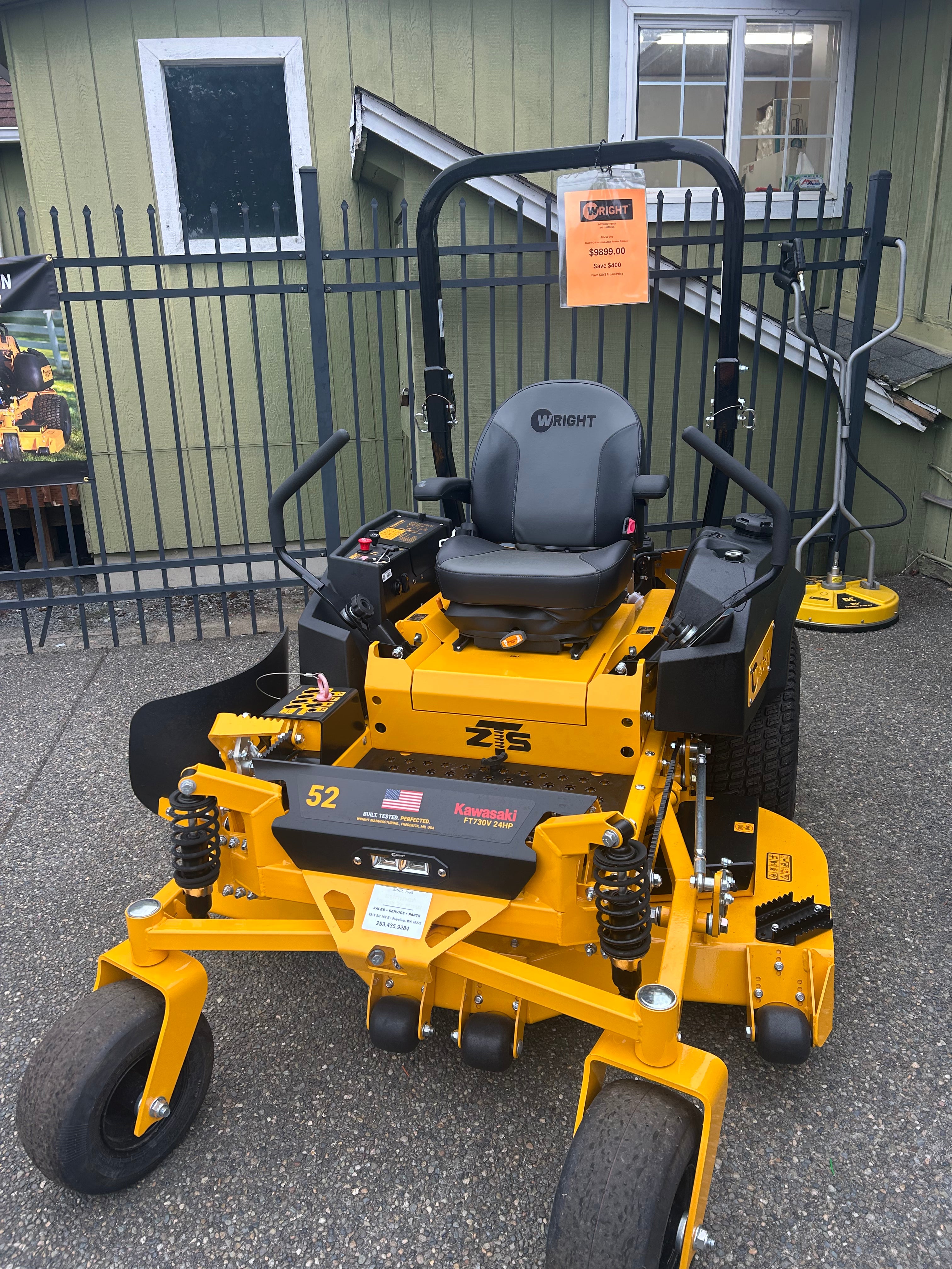 Wright ZTS – 52in Commercial Zero‑Turn Mower | Kawasaki® FT730 Engine - ON SALE NOW!