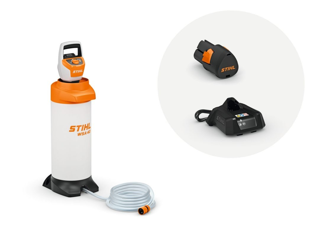 STIHL WSA 40 – Battery‑Powered Pressurized Water Tank | 2.6‑Gallon Capacity