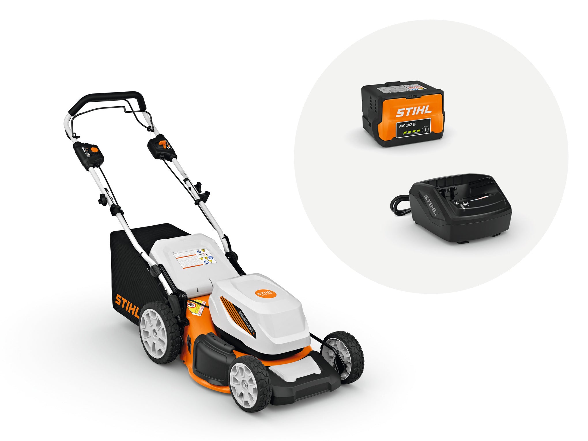 STIHL® – RMA 348 Battery Lawn Mower | 19‑Inch | Battery and Charger Included